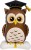 Fa 3D (61''/155 см) Фигура на подставке, Сова Выпускник, 1 шт. в уп.