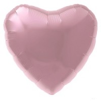 Ag с клапаном (9"/23 см) СЕРДЦЕ Розовый фламинго, (5 шт.)