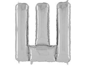 Gr БУКВА "Ш" (26"/66 см) Silver (1 шт.)