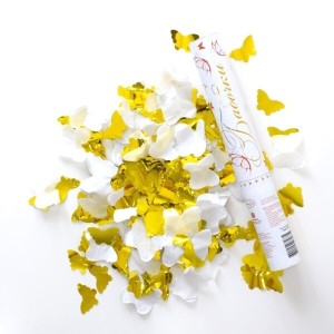 AC 30см Пневмохлопушка Бабочки, бумага /фольга, 1 шт.