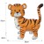 Fa 3D (23''/58 см) Фигура Air, Тигр,(надув воздухом), 1 шт. в уп.