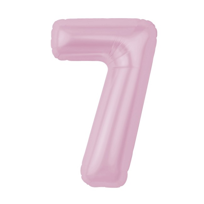 Ag (40''/102 см) Цифра, 7 Slim, Зефирный, 1 шт. в уп.