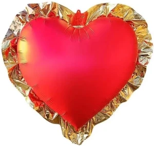 Fa (29''/74 см) Сердце, Гламур, Красный, 1 шт.