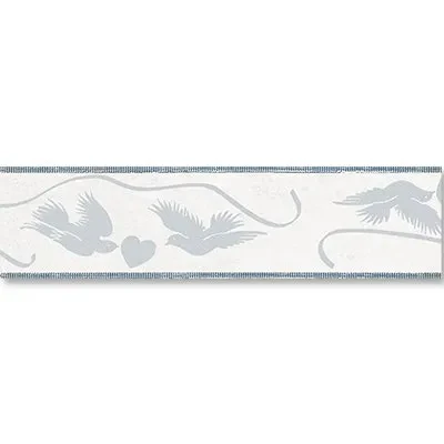 Лента на проволоке Голуби, Silver, 45 м.