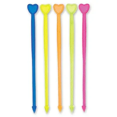 Пика д/канапе Сердце пласт 9см 30шт/G