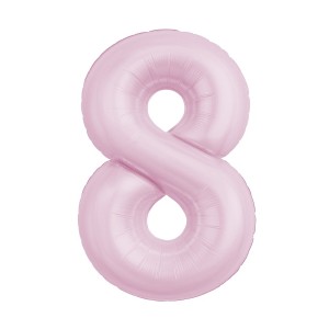 Ag (40''/102 см) Цифра, 8 Slim, Зефирный, 1 шт. в уп.