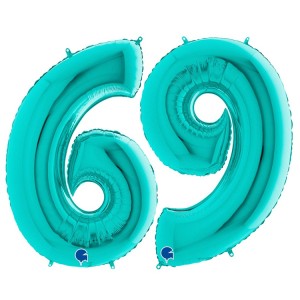 Gr (40''/102см) /Цифра 6/9 40" Tiffany, 1 шт.