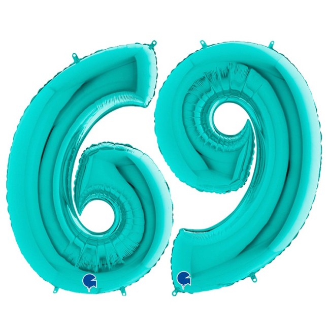 Gr (40''/102см) /Цифра 6/9 40" Tiffany, 1 шт.