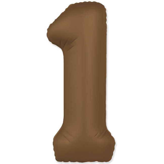Fm (40''/102 см) Цифра, 1 SLIM Choco Brown, 1 шт. в уп.