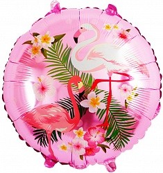Fa (18''/45см) /Круг, Фламинго, Розовый, 1 шт.