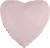 Fm (18''/46 см) Сердце, Пыльная роза, Сатин, 1 шт.