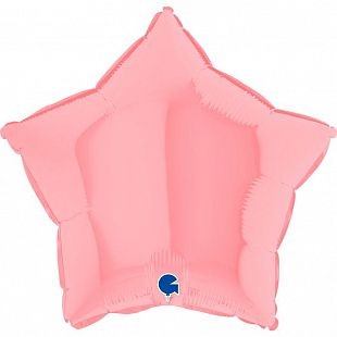 Gr (18''/46 см) ЗВЕЗДА Пастель Matte Pink 1 шт.
