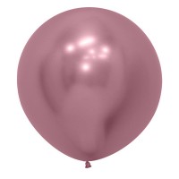 Sp (24"/61 см) Зеркальные шары, Рефлекс Розовый, 1 шт.