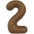 Fm (40''/102 см) Цифра, 2 SLIM Choco Brown, 1 шт.