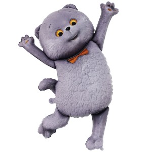 Вз (36''/92 см) ФИГУРА Кот Басик, 1 шт. в уп.