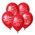 Dec (12''/30 см) СДР на красном шаре, Красный Пастель, 50 шт.