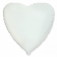 Fm (32"/81 см) Сердце, Белый, 1 шт.