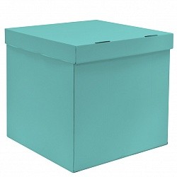 Коробка для воздушных шаров Тиффани, 60*60*60 см, 1 шт.