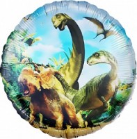 Fa (18"/46 см) Круг, Динозавры Юрского периода, 1 шт.