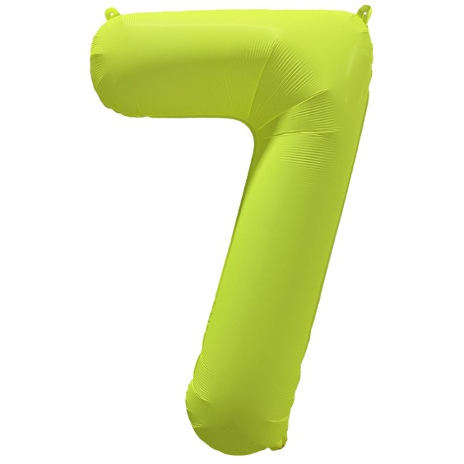 Вз (40''/102 см) Цифра 7, Неон Yellow, 1 шт. в уп.