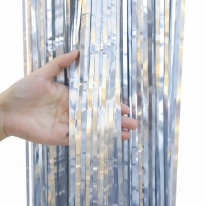 Занавес Дождик, Серебро, Матовый, 100*200 см Занавес Дождик, Серебро, Матовый, 100*200 см