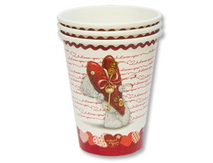 Стакан Me to you RED 270мл 8шт/A