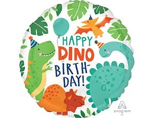 Аn (18"/46 см) HB Вечеринка динозавров S40, 1шт.