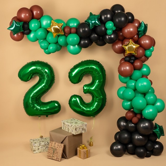 512 (5''/13 см) Зеленый (S68/092), пастель, 100 шт.