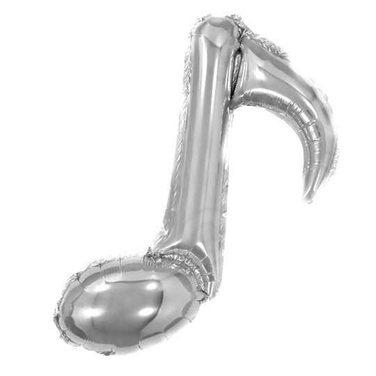 Fa (16"/41 см) Мини-фигура с клапаном, Нота, Серебро, 5 шт.