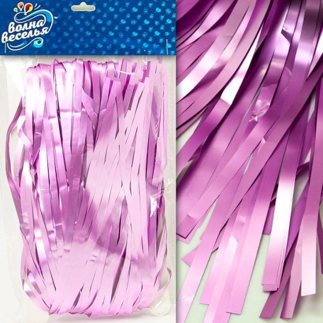 Занавес Дождик, Сиреневый, Матовый, 100*200 см