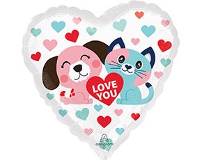 Аn (18&quot;/46 см) ILY Котик и Собачка S40, 1шт.