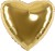 Fm (18''/45 см) /СЕРДЦЕ Металлик Gold, 1 шт.