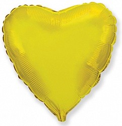 Fm (18''/45 см) /СЕРДЦЕ Металлик Gold, 1 шт.