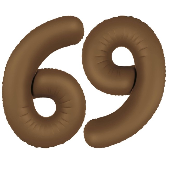 Fm (40''/102 см) Цифра, 6/9 SLIM Choco Brown, 1 шт. в уп.