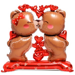 Вз (59''/150 см) ФИГУРА AIR Мишки целующиеся, 1 шт. в уп.