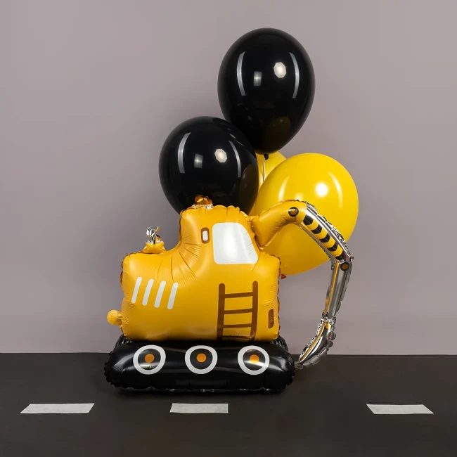 Fa 3D (37''/94 см) Фигура на подставке, Экскаватор, Сатин, 1 шт.