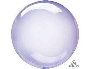 An BUBBLE (18"/46 см) Б/РИС Кристалл Purple (1 шт.)