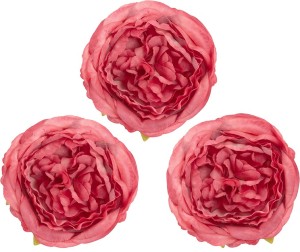 Пионовидная роза (бутон), искусственная, Ярко-розовый, 9 см, 3 шт. в упак. Пионовидная роза (бутон), искусственная, Ярко-розовый, 9 см, 3 шт. в упак.