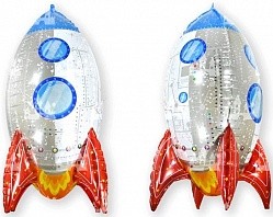 Fa (32"/81 см) Фигура, 3D Ракета, 1 шт.