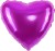 Fm (18''/45 см) /СЕРДЦЕ Металлик Purple
