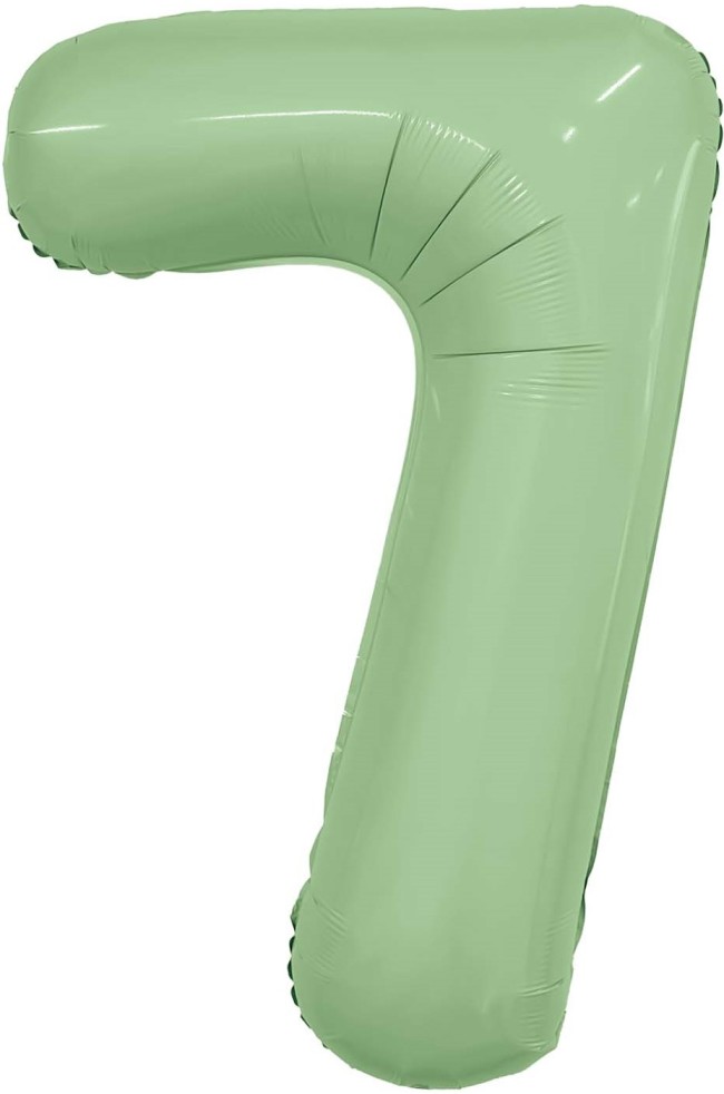 Ag (40''/102 см) Цифра, 7, Slim, Олива, в упаковке 1 шт.