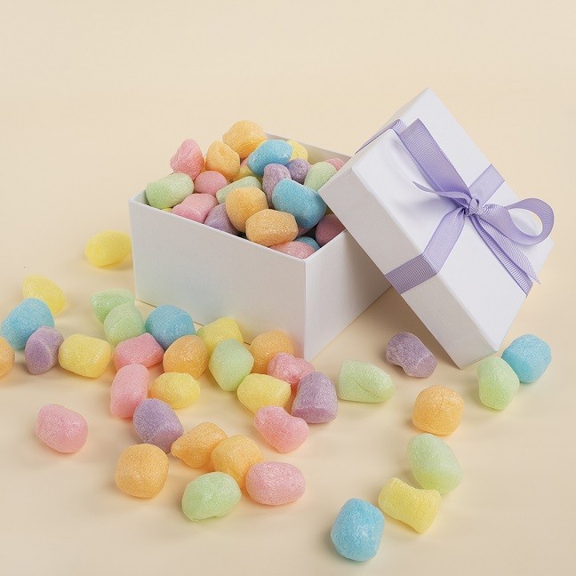 Шарики пенопласт, Маршмэллоу, Цветной микс, Мультиколор, Макарунс, 20-25 мм, 10 гр.