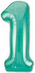 Ag (40"/102 см) Цифра, 1, Slim, Бискайский зеленый, в упаковке 1 шт.