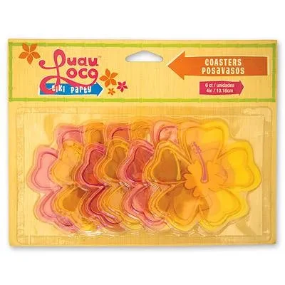 Подставка под стакан Гибискус, 6 шт/A