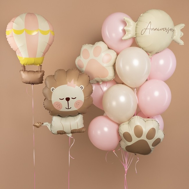 Fa (34''/86 см) Фигура, Воздушный шар, Розовый, Сатин, 1 шт. в уп.