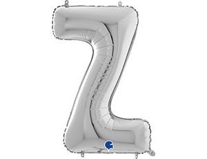 Gr БУКВА "Z" (26"/66 см) Silver (1 шт.)