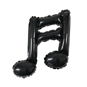 Вх (17&quot;/43 см) Мини-фигура, Нота двойная, Чёрная, 5 шт.