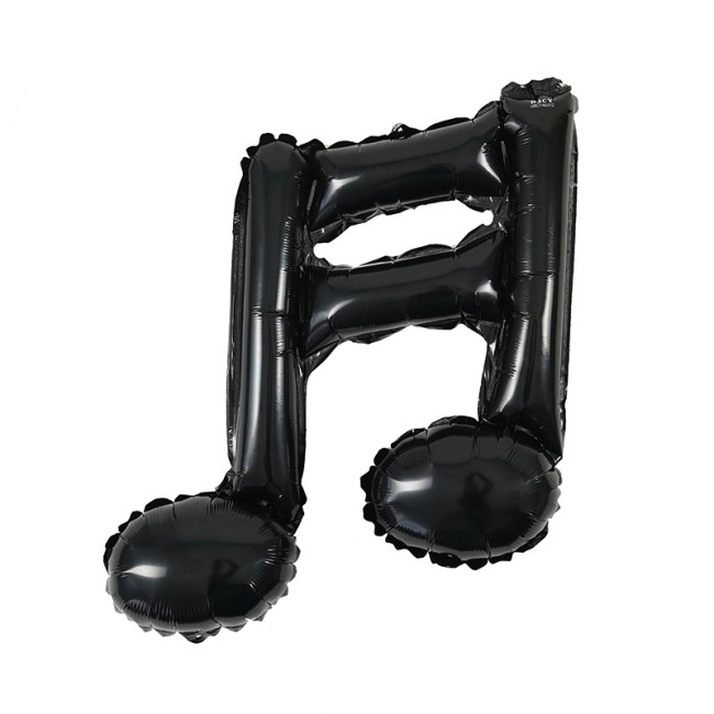 Вх (17"/43 см) Мини-фигура, Нота двойная, Чёрная, 5 шт.