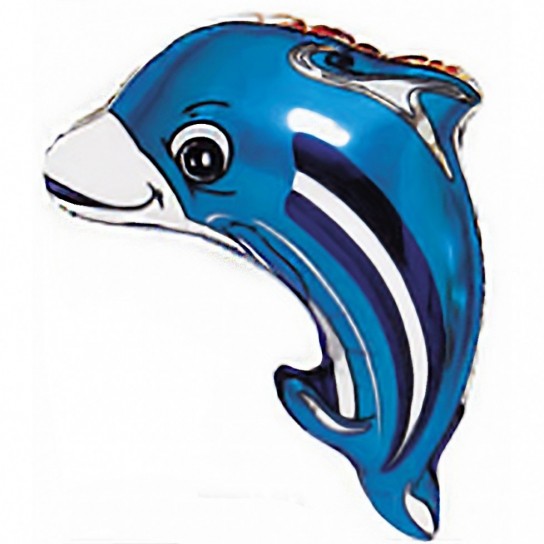 Fm (24"/60 см) Дельфин синий, 1 шт.